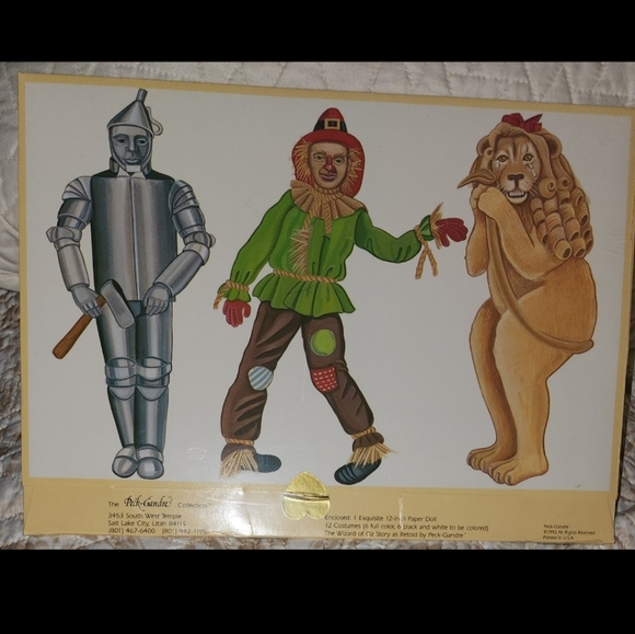 Wizard of oz paper doll set - Picture 4 of 4